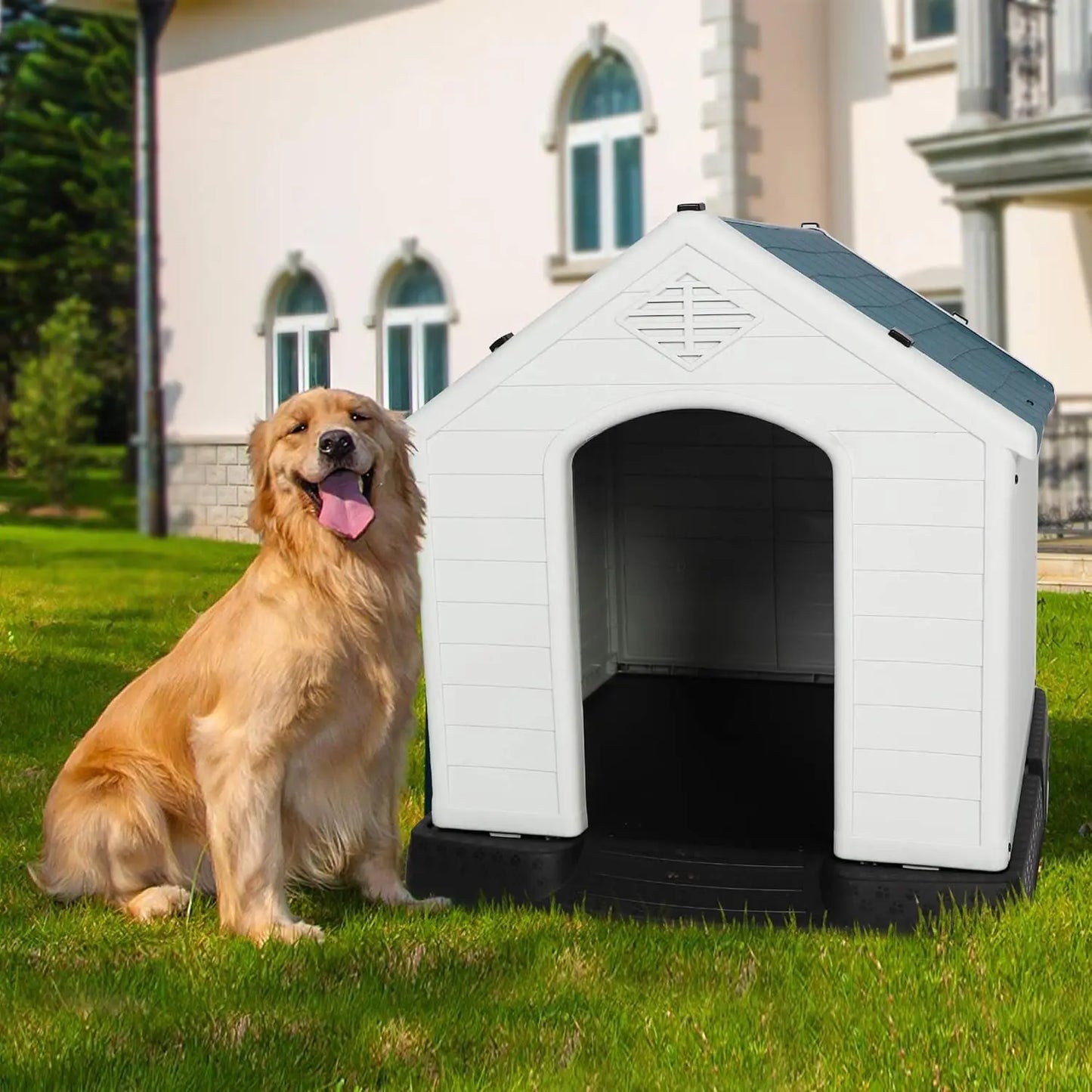 Plastic Outdoor Dog House Large Size