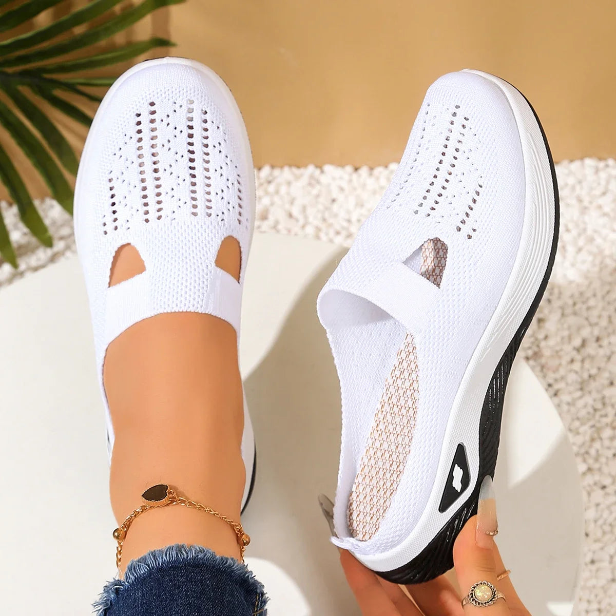 Comfortable Half Slipper Women's Shoes