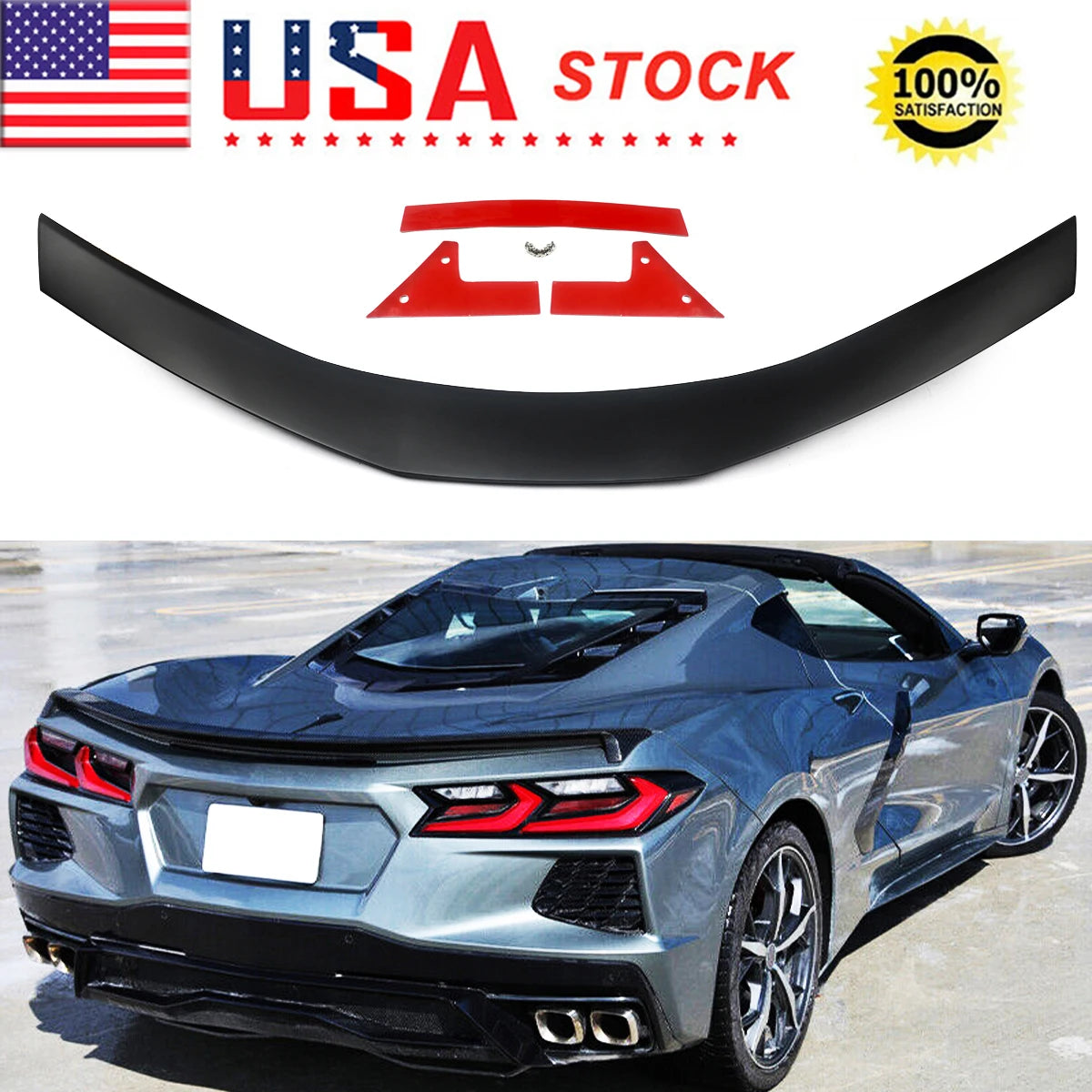 Spoiler Compatible with 2020-2026 Corvette C8