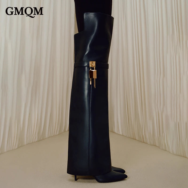 Women Over Knee Pointed Toe Stiletto Long Boots