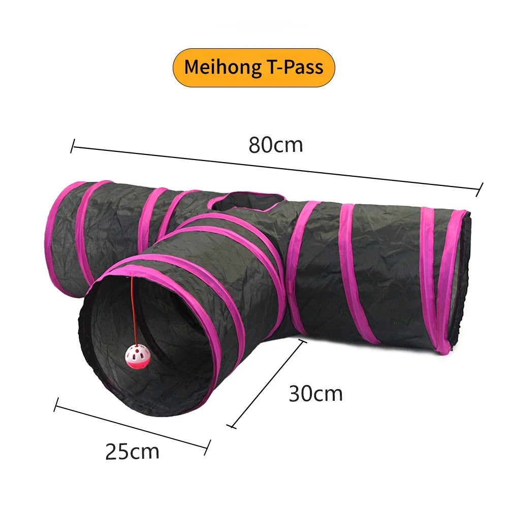 Foldable Cat Tunnel Breathable