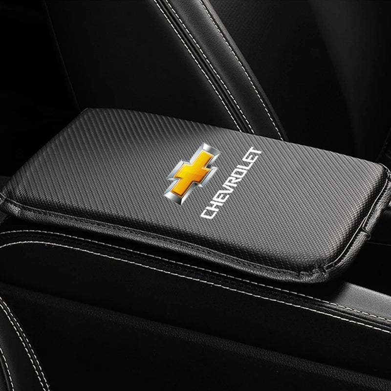 Armrest Leather Center Console Cover For Chevrolet