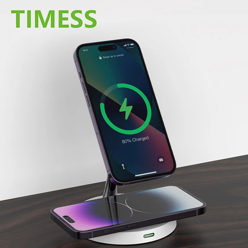 3 in 1 Magnetic Wireless Charging Station For iPhone