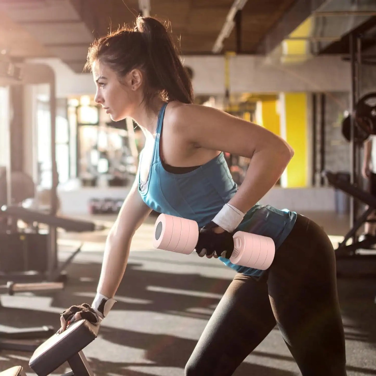 Adjustable Dumbbell Set, 2-5 lbs, 4-in-1, Pink, 2 Count, Women's Free Weights