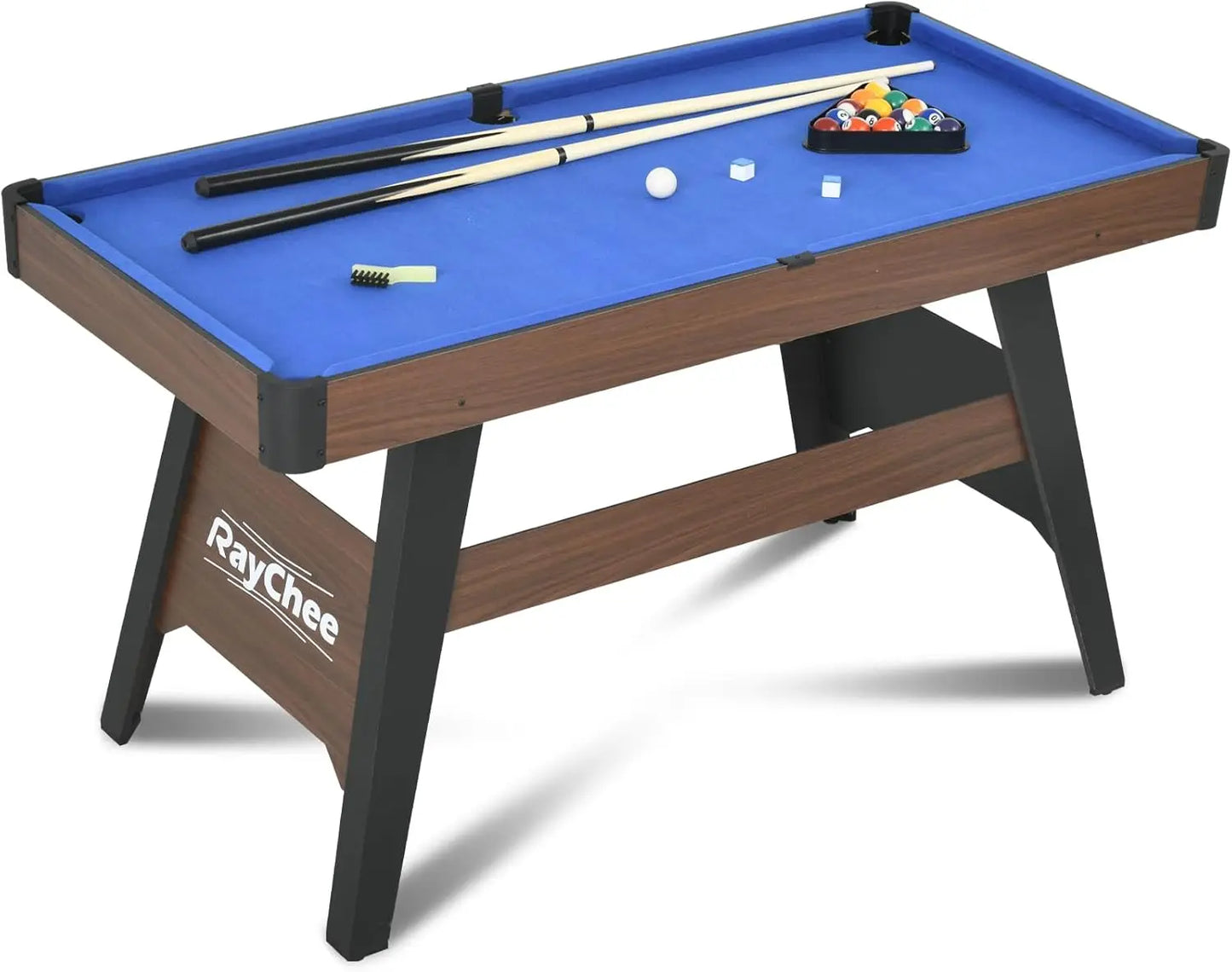 4.5Ft Pool Table W/ 2 Cue Sticks, Full Set of Balls