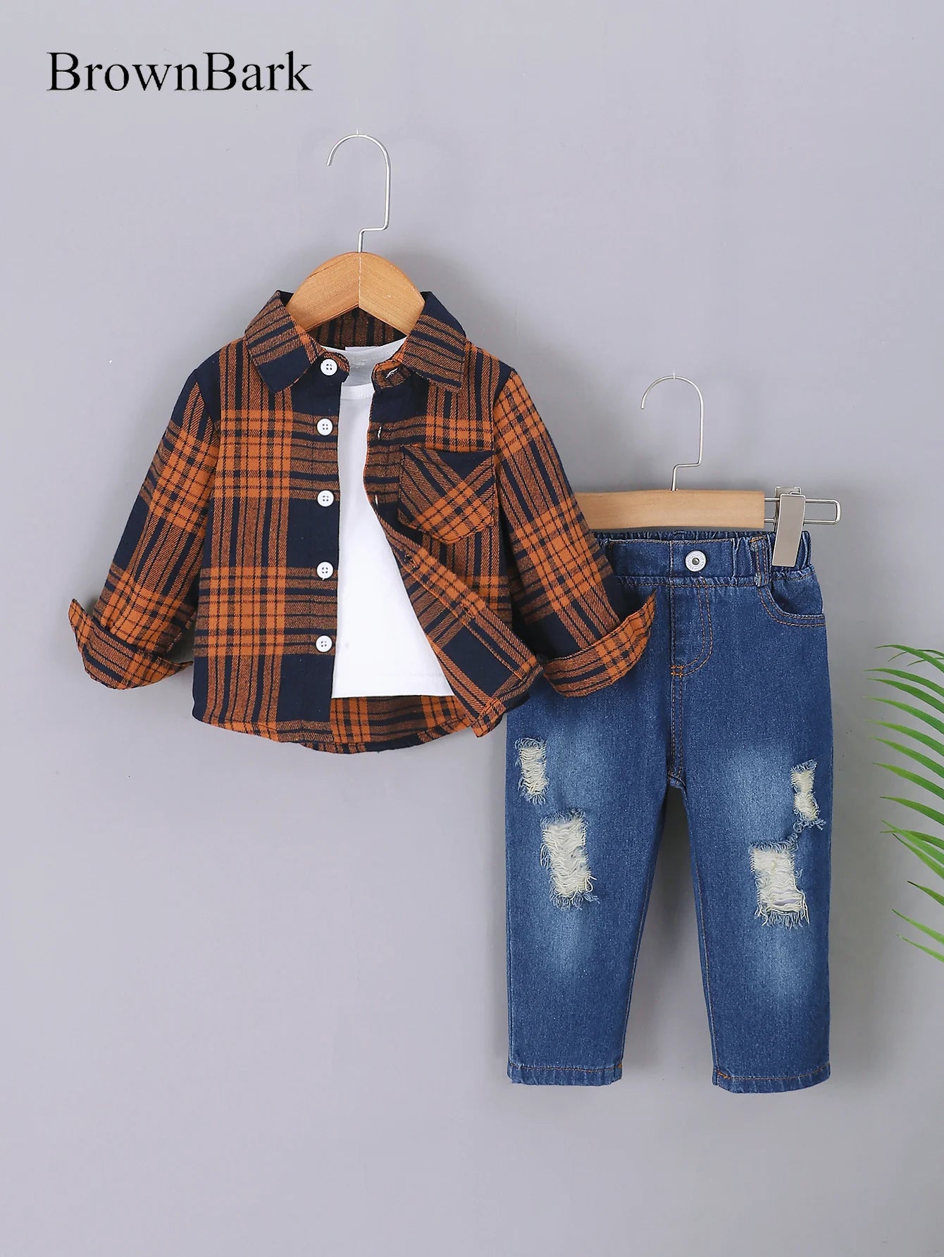 Toddler Boys Denim Jeans Pants Set
