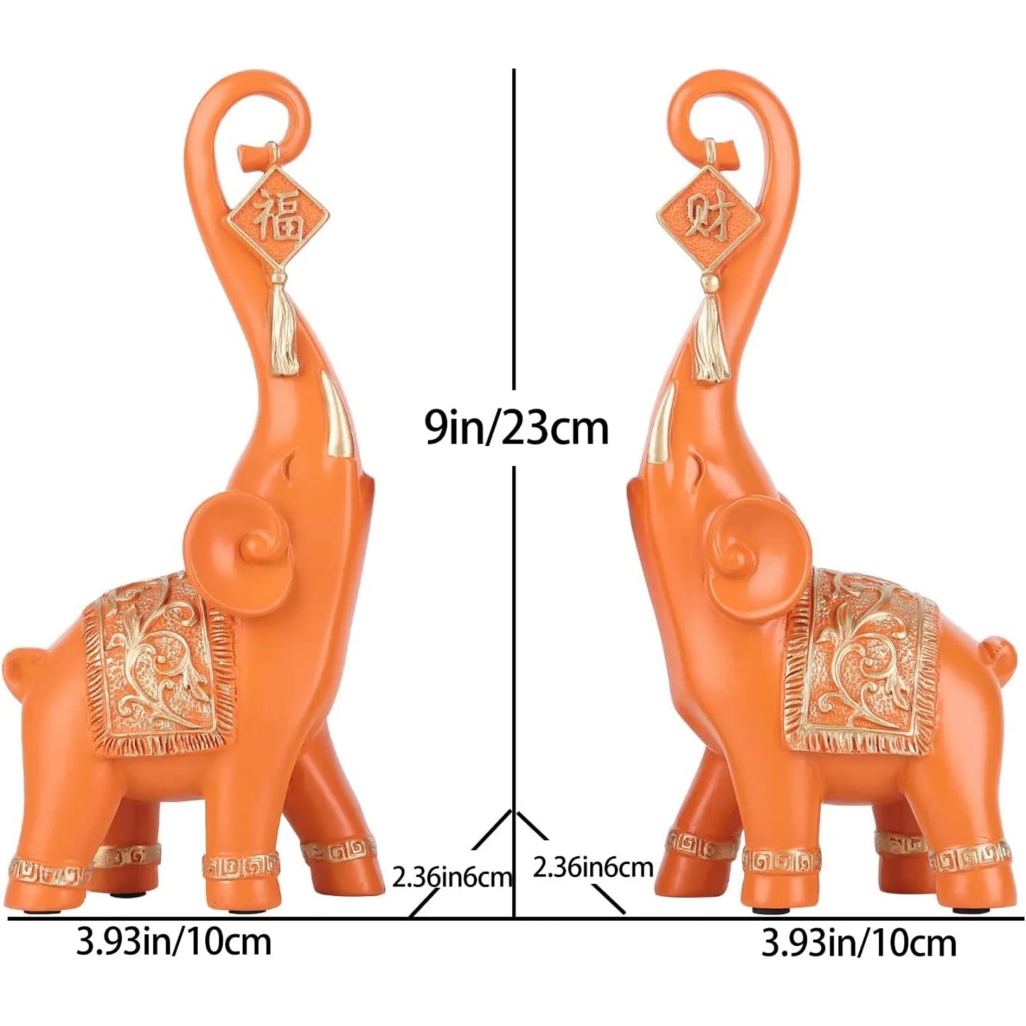 2pcs Elephant Home Decoration