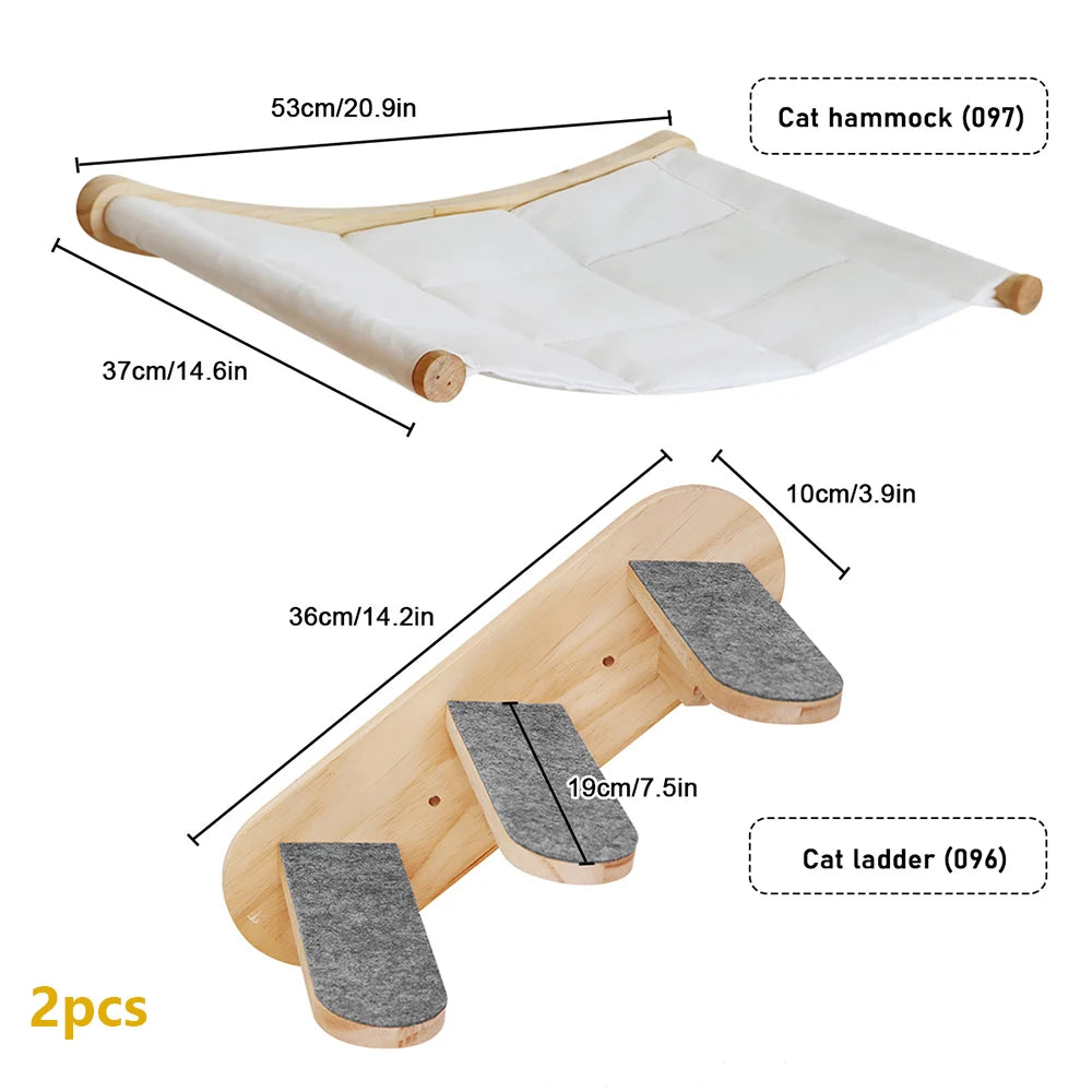 Wall-Mounted Climbing Shelves Cat Furniture