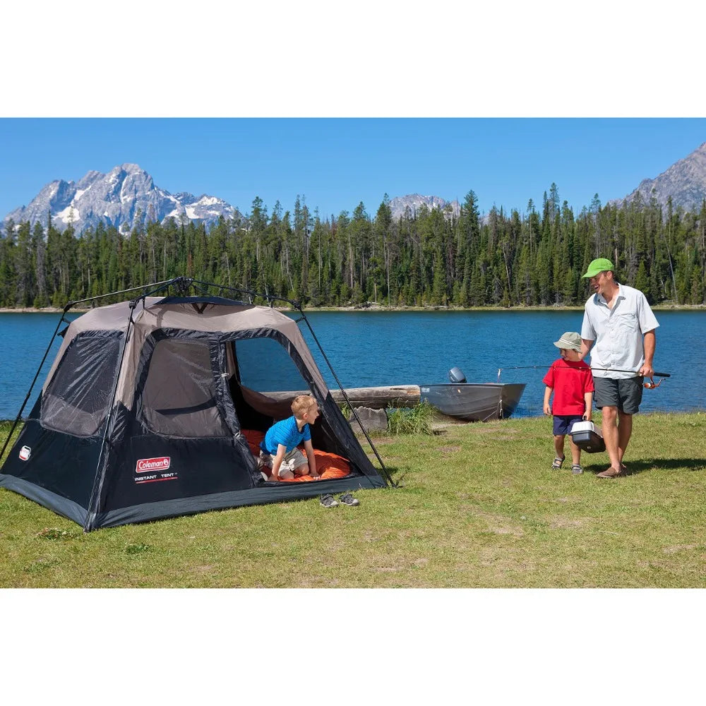 Coleman Camping Tent, 4 Person Weatherproof