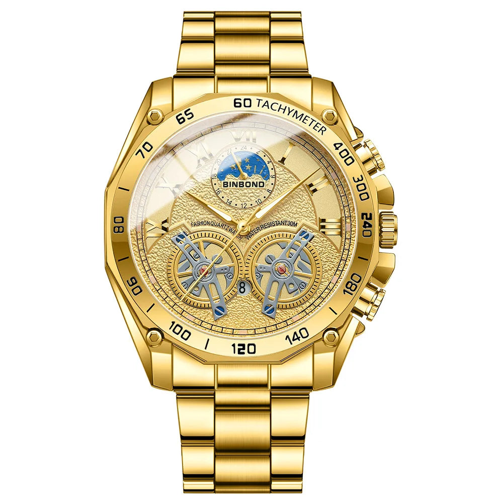 Decorative Military Waterproof Men's Wristwatch