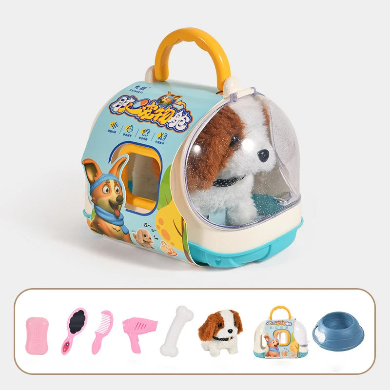 Electronic Pet Dog Walking Interactive Plush Toy