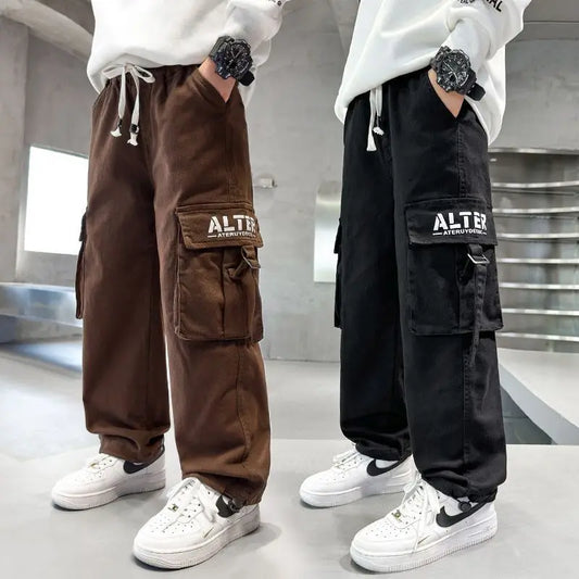 Spring Boys Clothes Cargo Pants