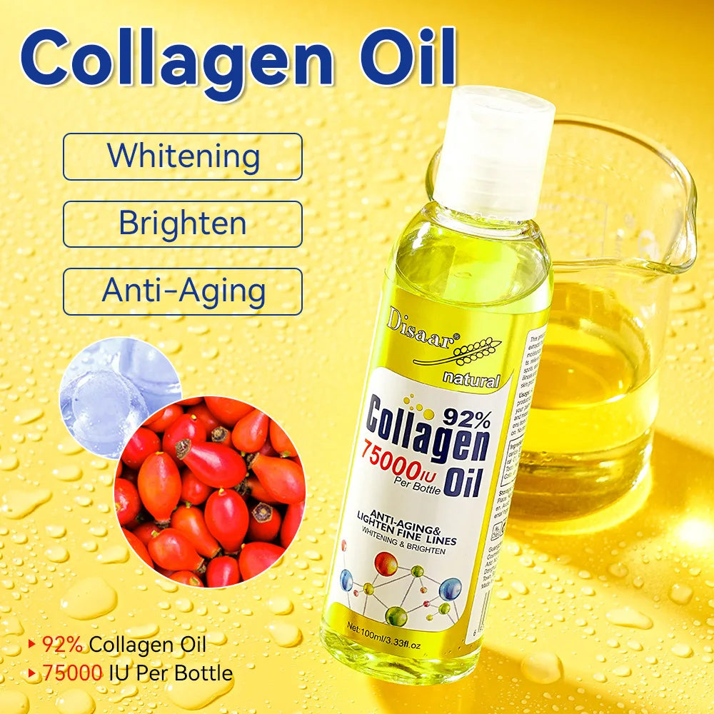 100ml 92% Collagen Body Serum Dry Skin Hydrating Massage Oil
