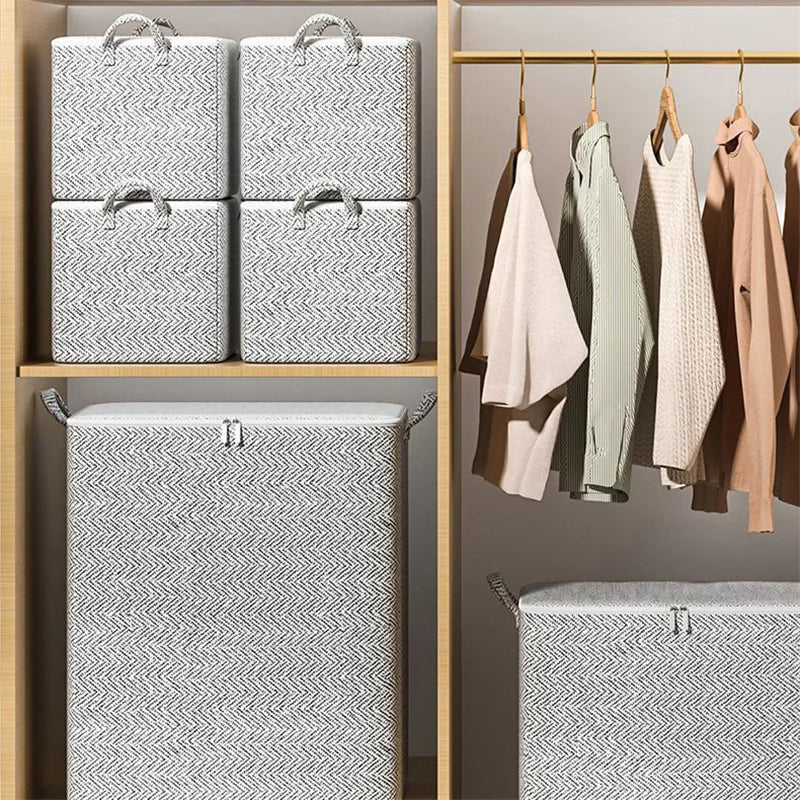Large-capacity household storage box