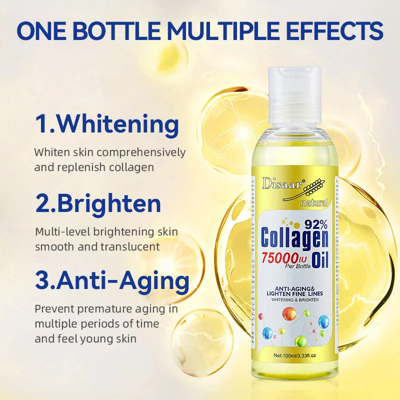 100ml 92% Collagen Body Serum Dry Skin Hydrating Massage Oil