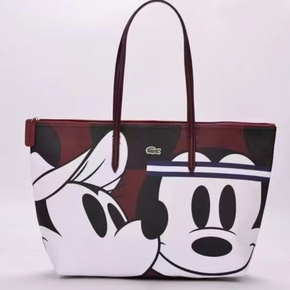 Large-Capacity Printed Tote Bag