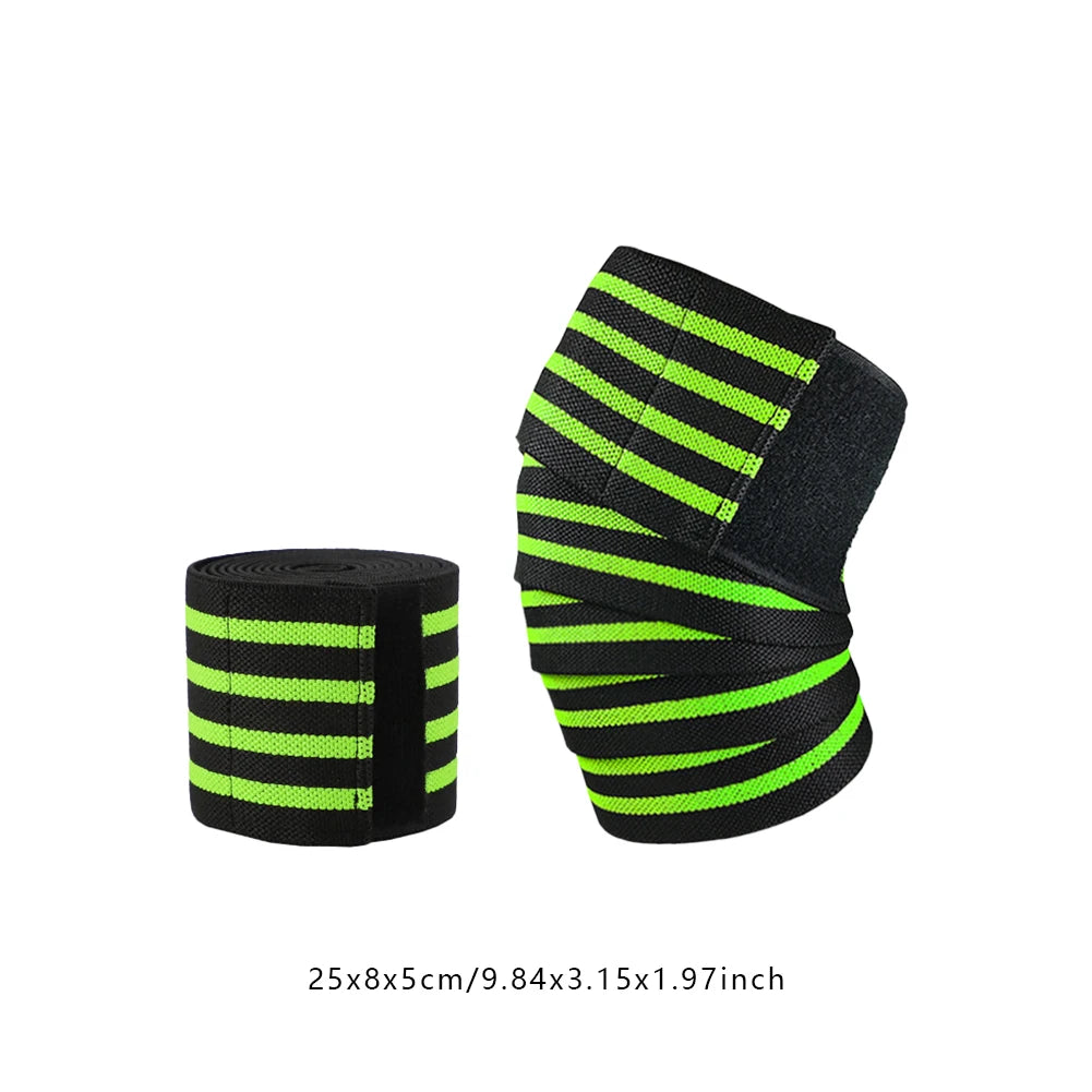 Gym Weight Lifting Leg Knee Compression Training Wraps