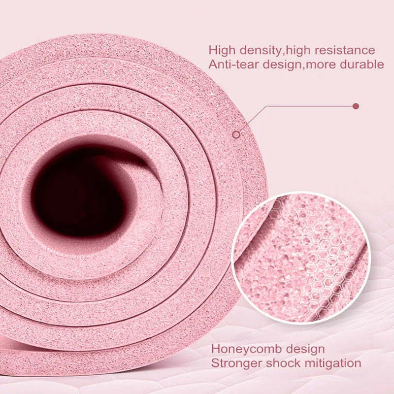 20/15/10 MM Extra Thick Double Layer Non-Slip Yoga Pad