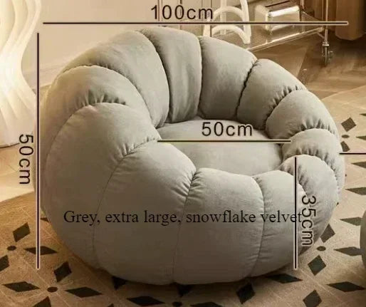 Pumpkin Lazy Single Tatami Sofa Chair