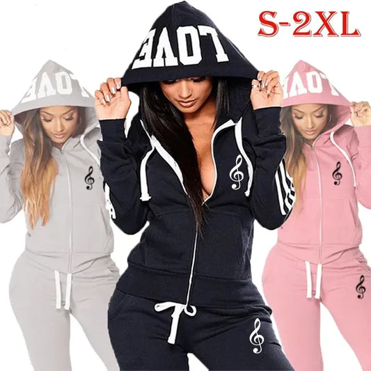 High Quality Casual Sports Hoodie Set
