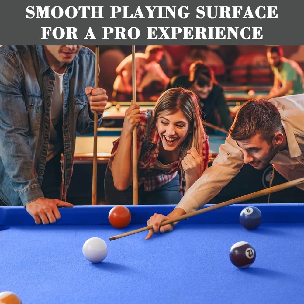 4.5Ft Pool Table W/ 2 Cue Sticks, Full Set of Balls