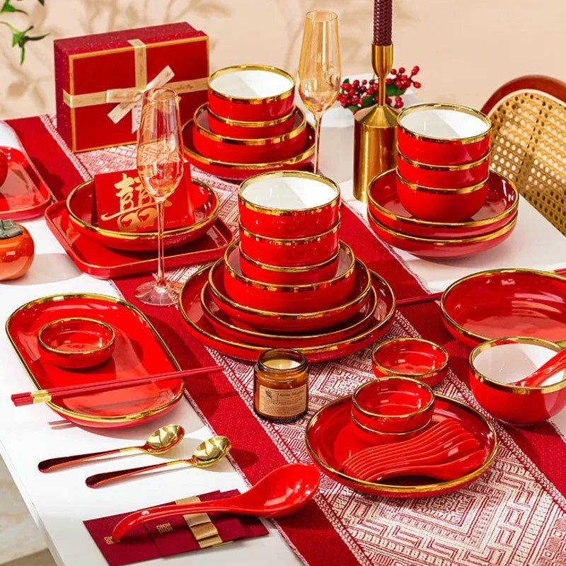 New Dishes Set Home Creative Ceramics
