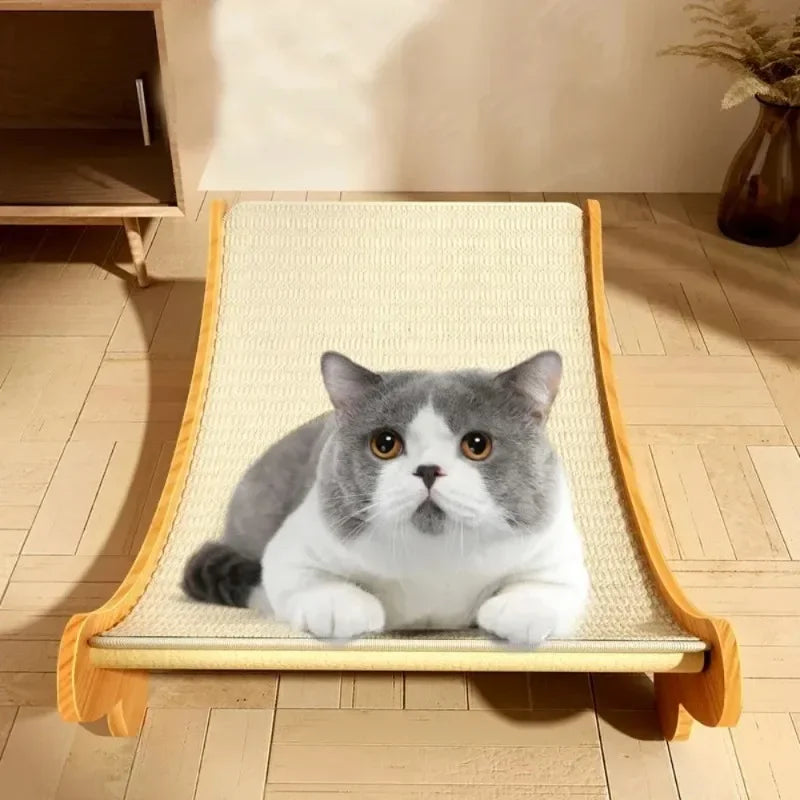 Wooden Scratching Bed Detachable Wear-Resistant Scratch Board