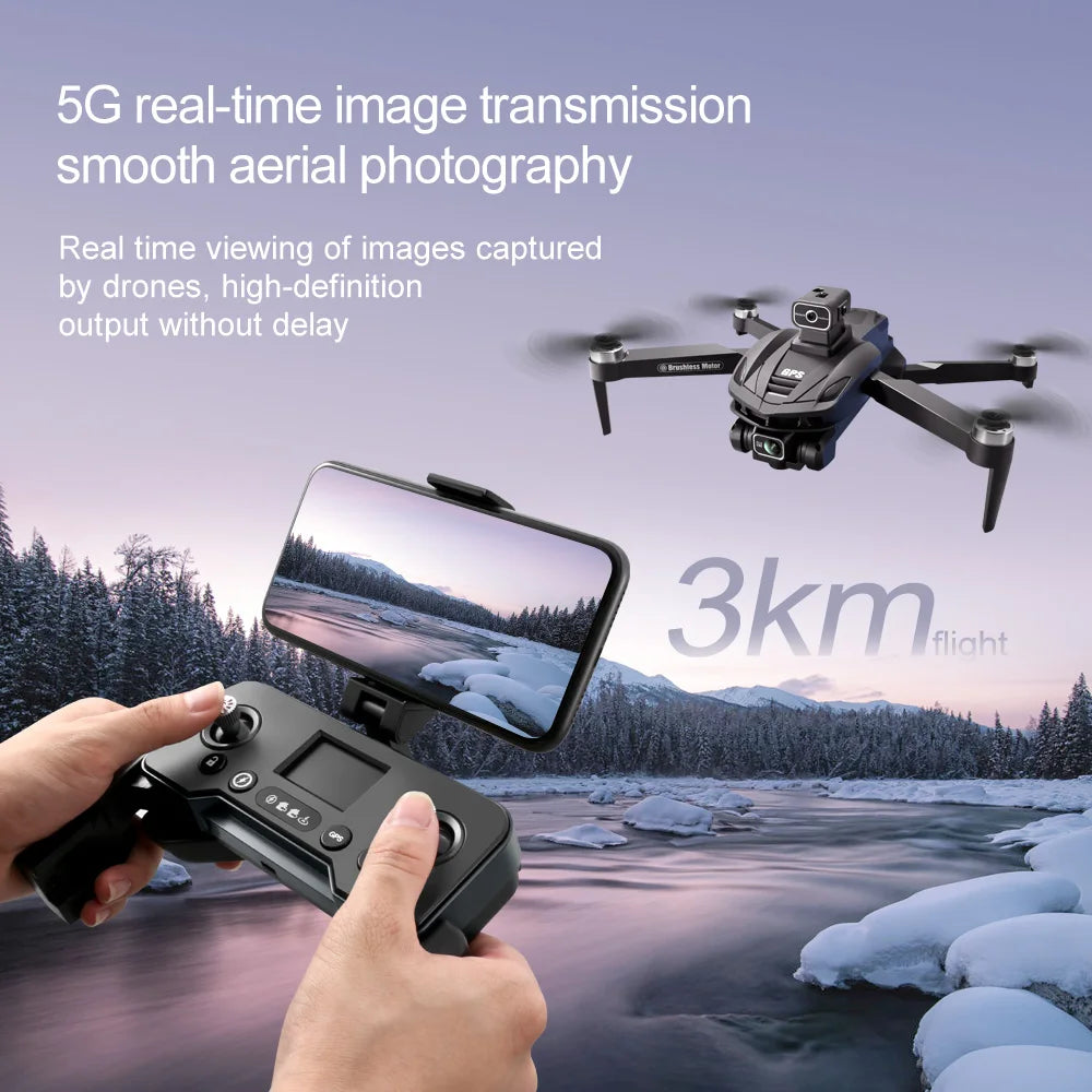 8K 5G GPS HD Aerial Photography Dual-Camera Omnidirectional Obstacle Avoidance Drone