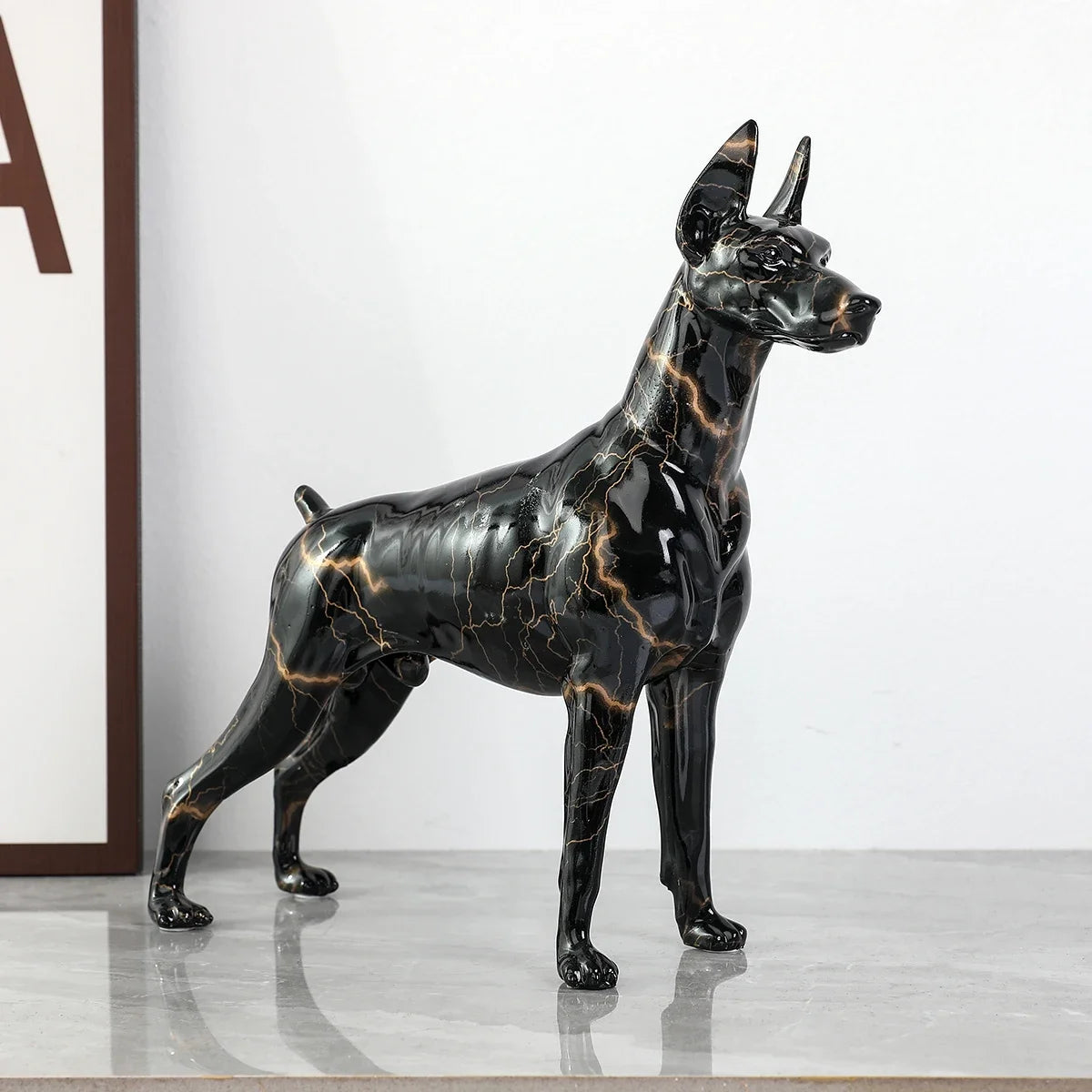 Creative Graffiti Color Doberman Dog Home Decor