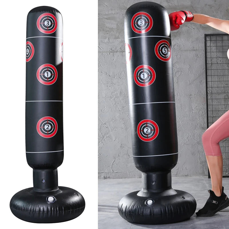 Inflatable Punching Bag PVC Boxing Bag Adults Kids