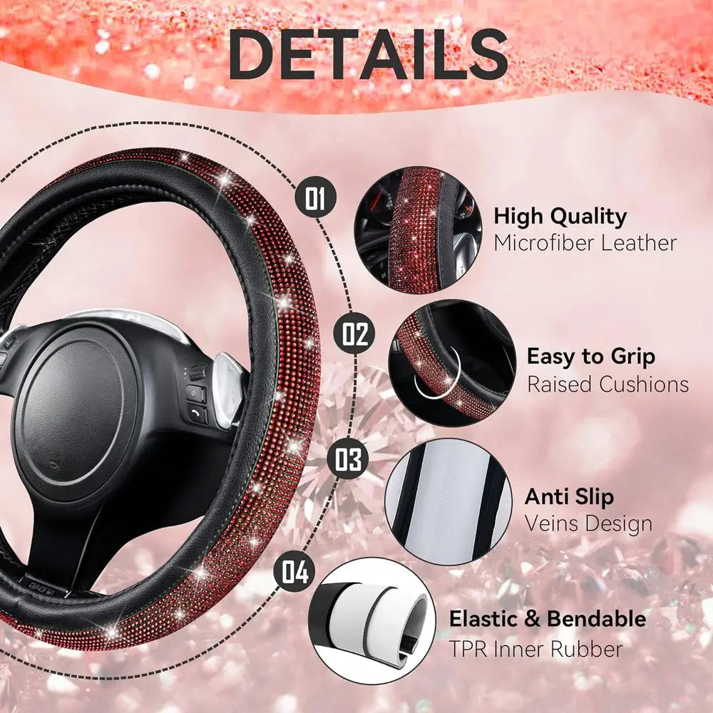 Glamorous Women's Car Accessory Set