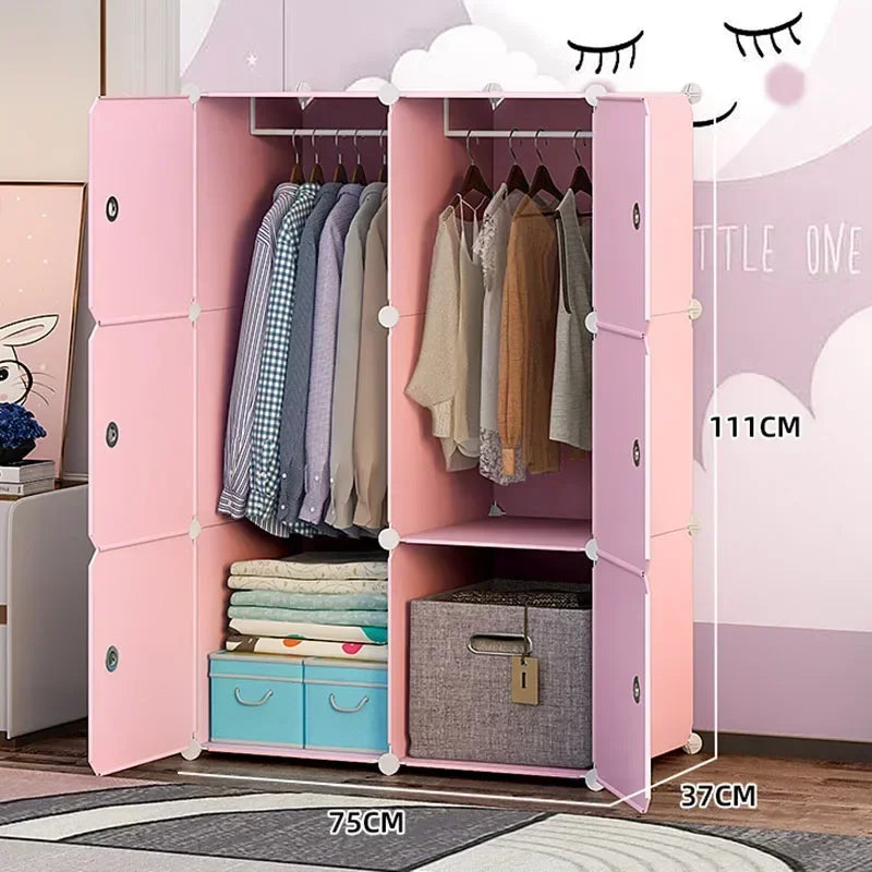 Kids Simple Closet Storage Organizer