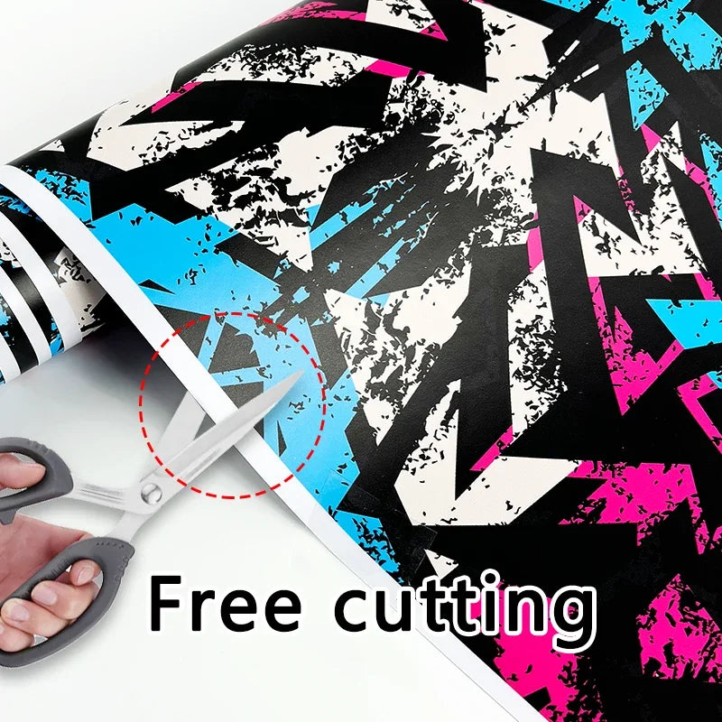 Car Motorcycle Graffiti Waterproof Vinyl Wrapping