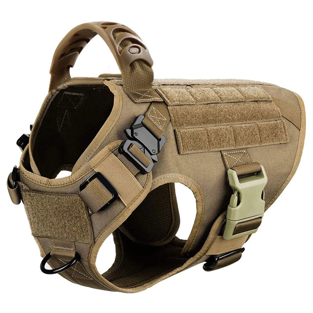 Military Large Dog Harness Training Vest
