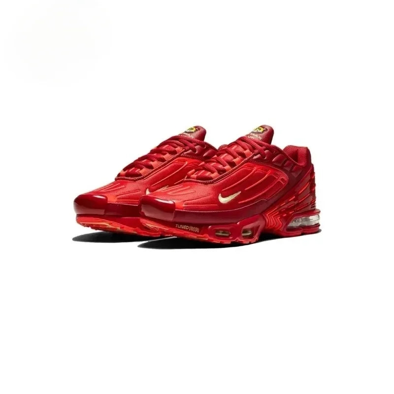 Nike Air Max Plus TN 3 Red Air Cushion Running Shoes