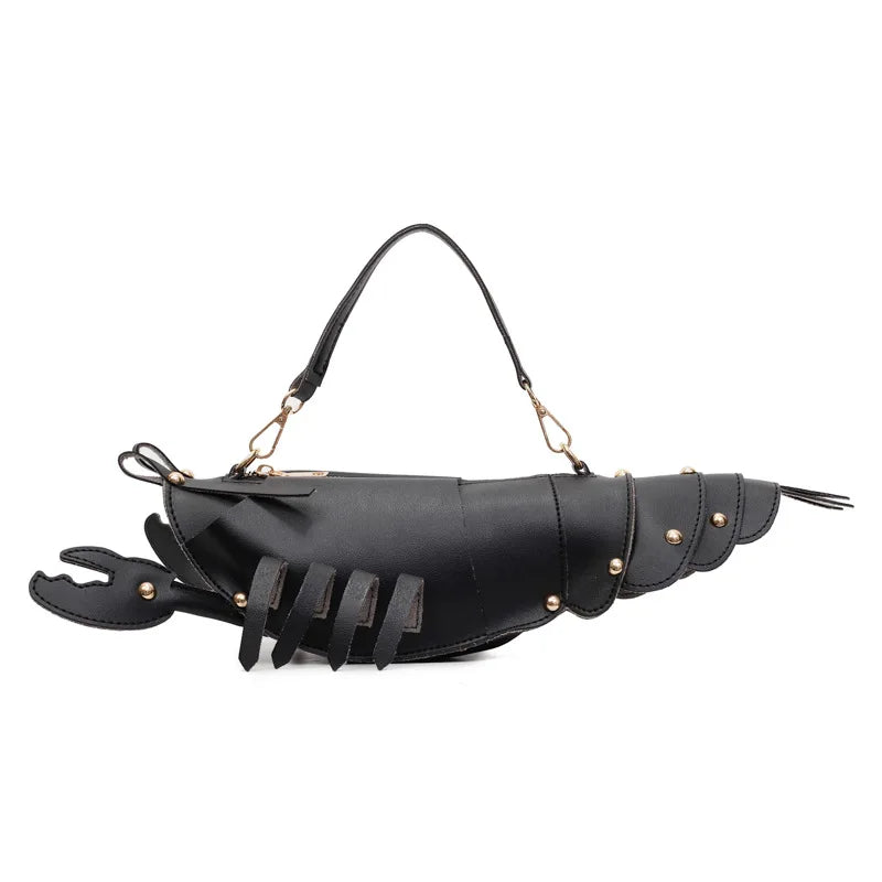 Lobster Shape Crossbody Bag Pu Leather