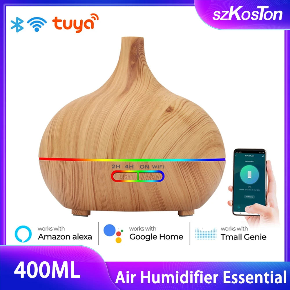 Tuya WiFi Humidifier Essential Aroma Oil Diffuser