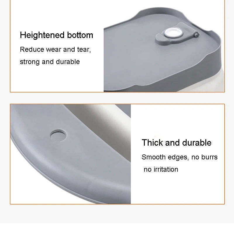 Pet foldable bath tub for small dogs