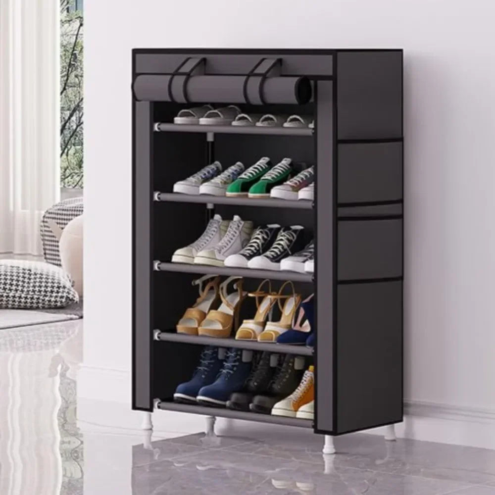 Multilayer Dustproof Space-Saving Shoe Rack Organizer