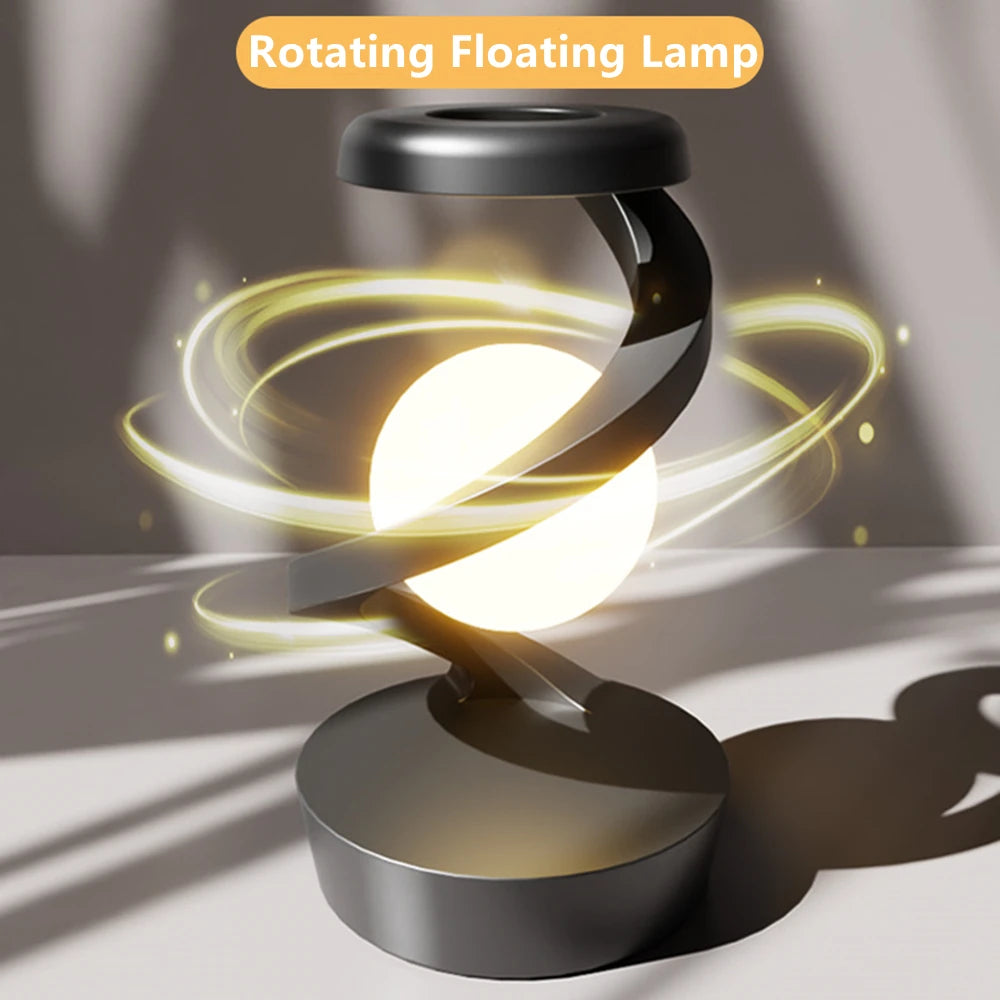 Creative Table Lamp Rotating Floating Light