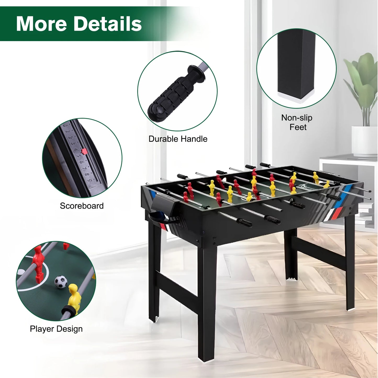 Multifunctional 4 in 1 game table
