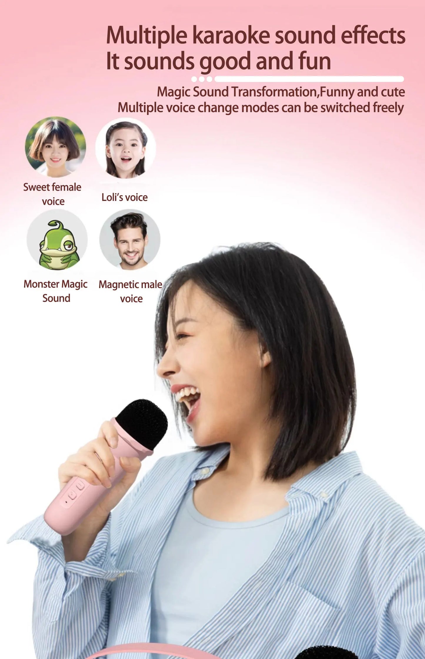 Mini Karaoke Machine for Kids