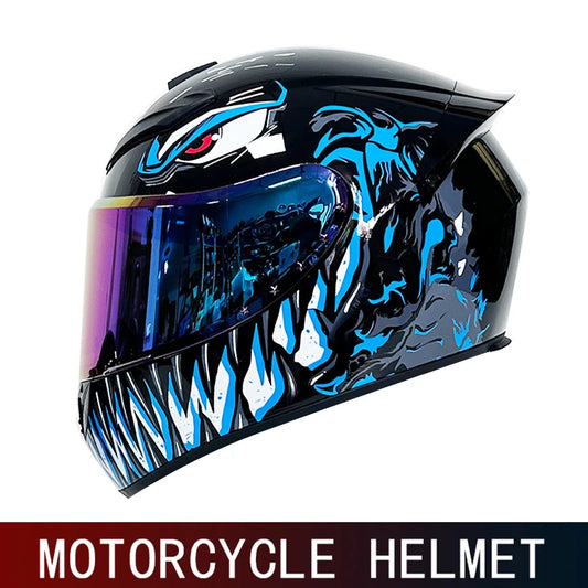 Sunshade Retro Full Racing Helmet