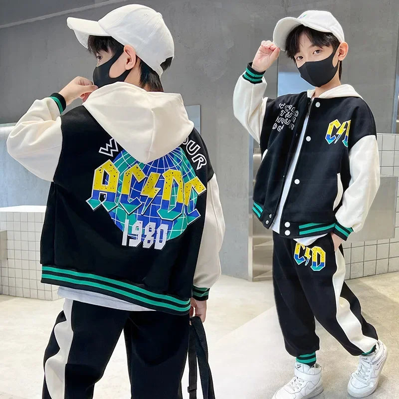 Winter Autumn Boys Hoodie Tracksuit