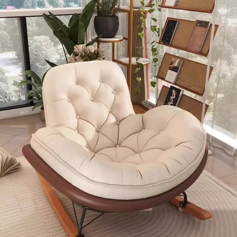 Modern Luxury Honeycomb Lazy Rocking Chair