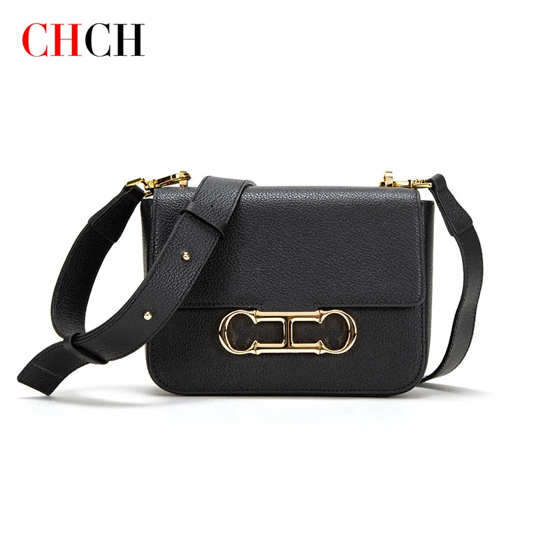 CHCH Classic solid color style crossbody bag