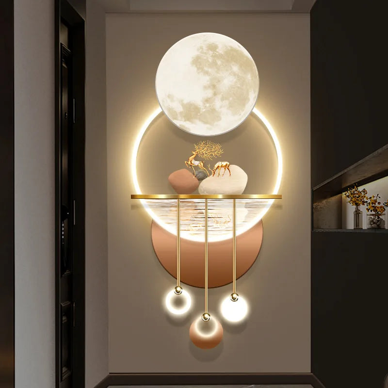 Modern Luxury Decor Wall Lamp Nordic Background
