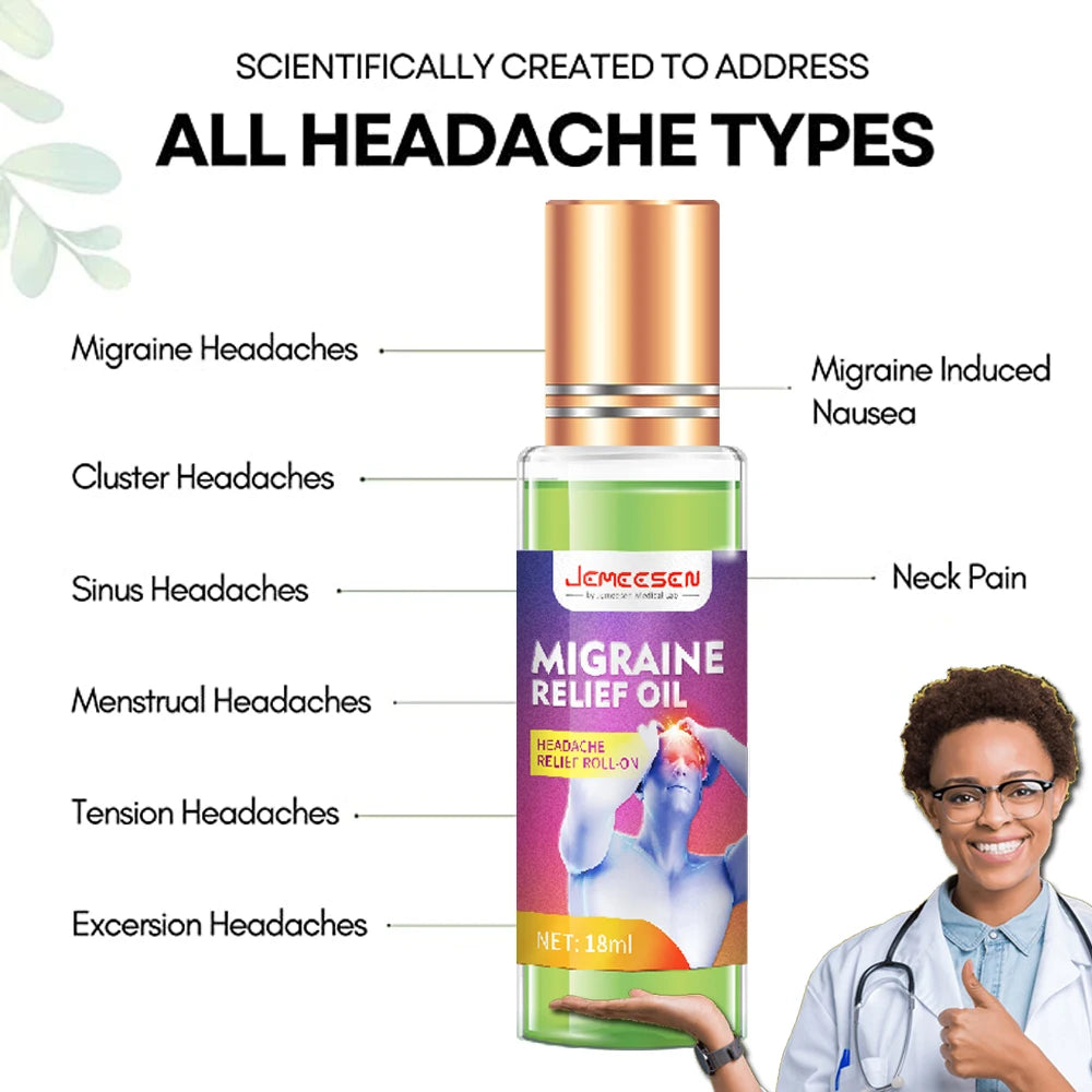 Migraine Essential Oils for Sinus Tension Headache & Migraine Relief