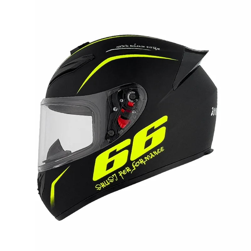 Motorcycle Helmet Safe All Seasons Full Helmet