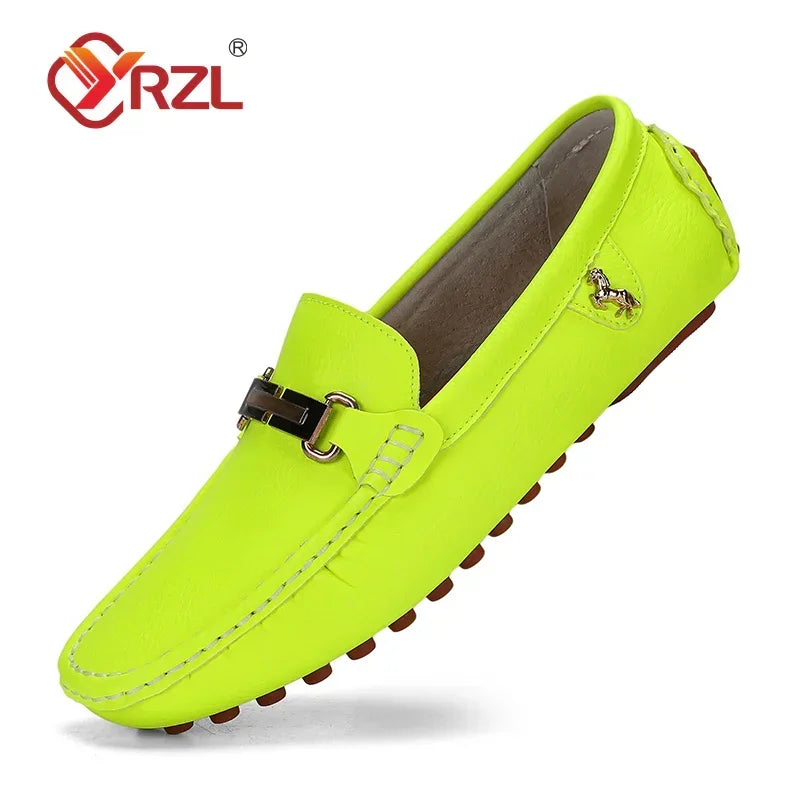 Handmade Leather Slip-On Moccasins